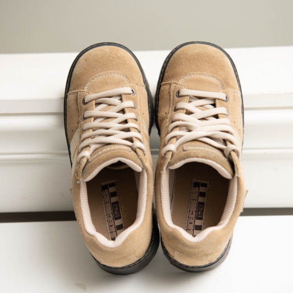 VTG Sketchers Platform Chunky Y2K 90s Grunge Suede Shoes Womens Sz 6.5 Brown Tan - Picture 8 of 8